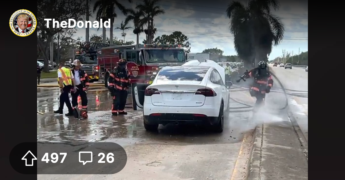 Oops, Electric Vehicles Are Exploding After Water Damage from Hurricane