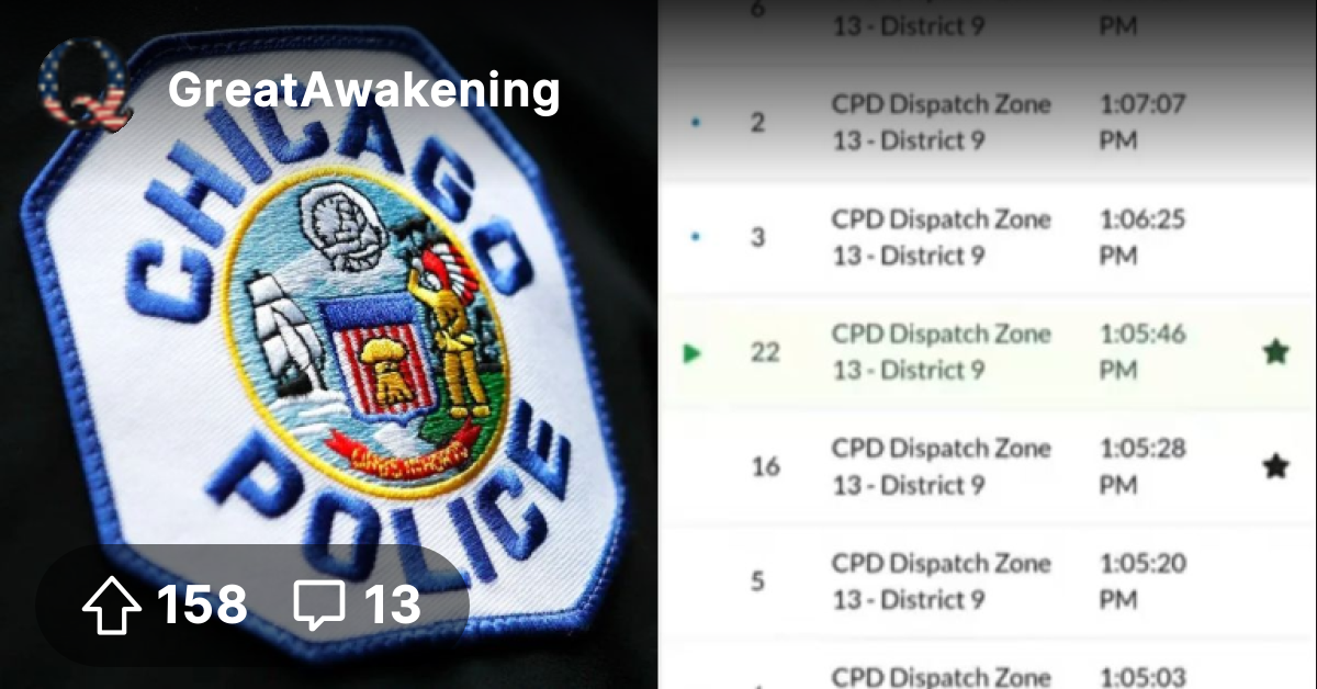 JUST IN: Radio Transmissions Reveal Democrat-Controlled Chicago PD Was ...