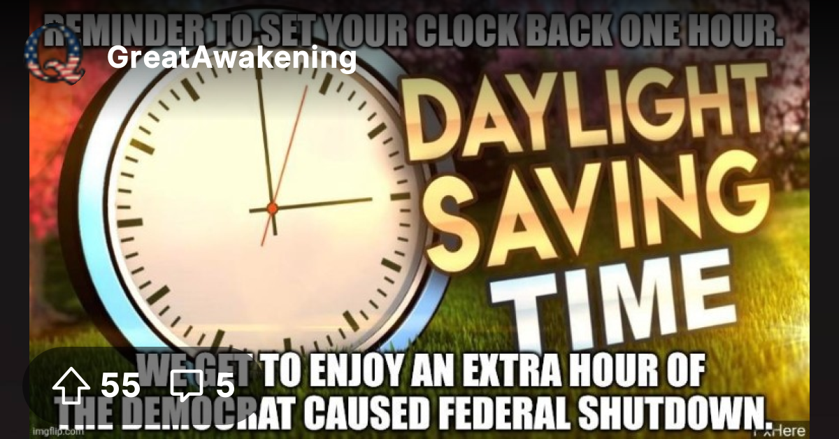 Reminder to set your clock back 1 hour for 
