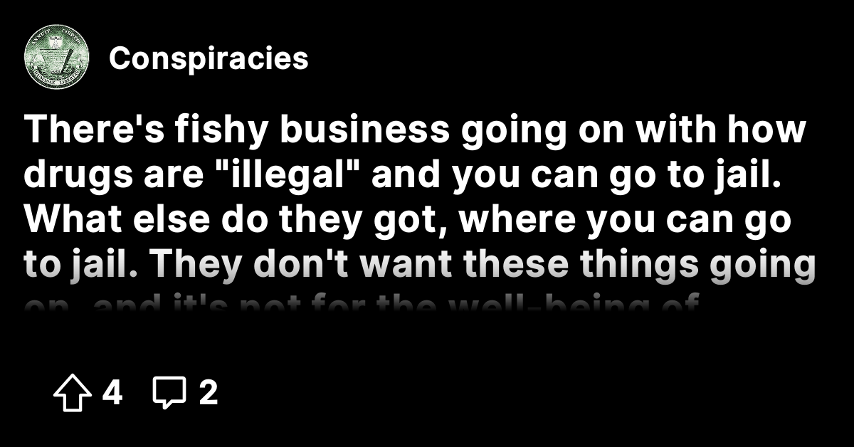 There's fishy business going on with how drugs are 