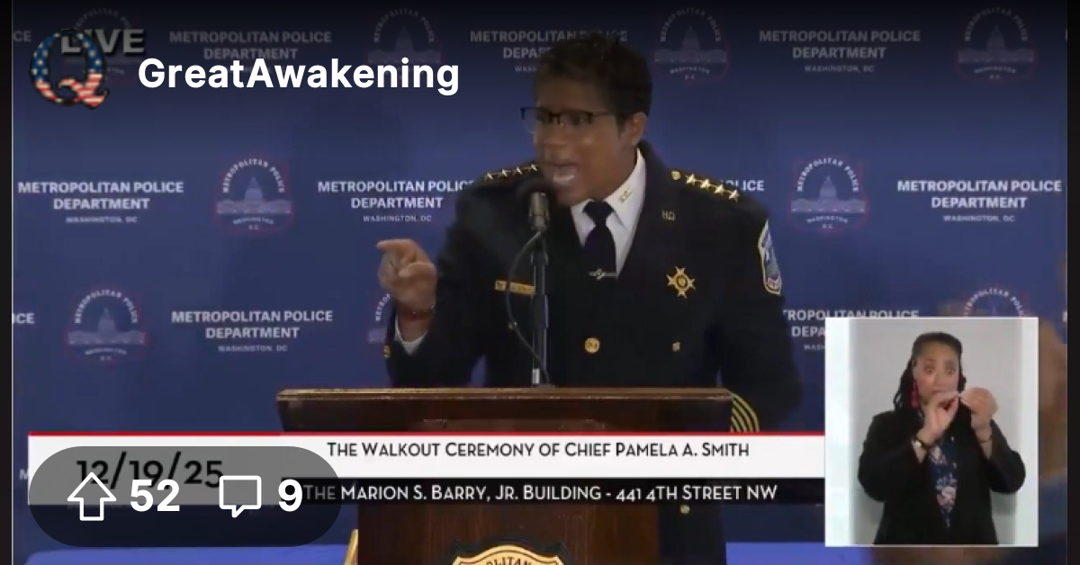 “To My Haters… F You!” – Outgoing DC Police Chief Goes on UNHINGED ...