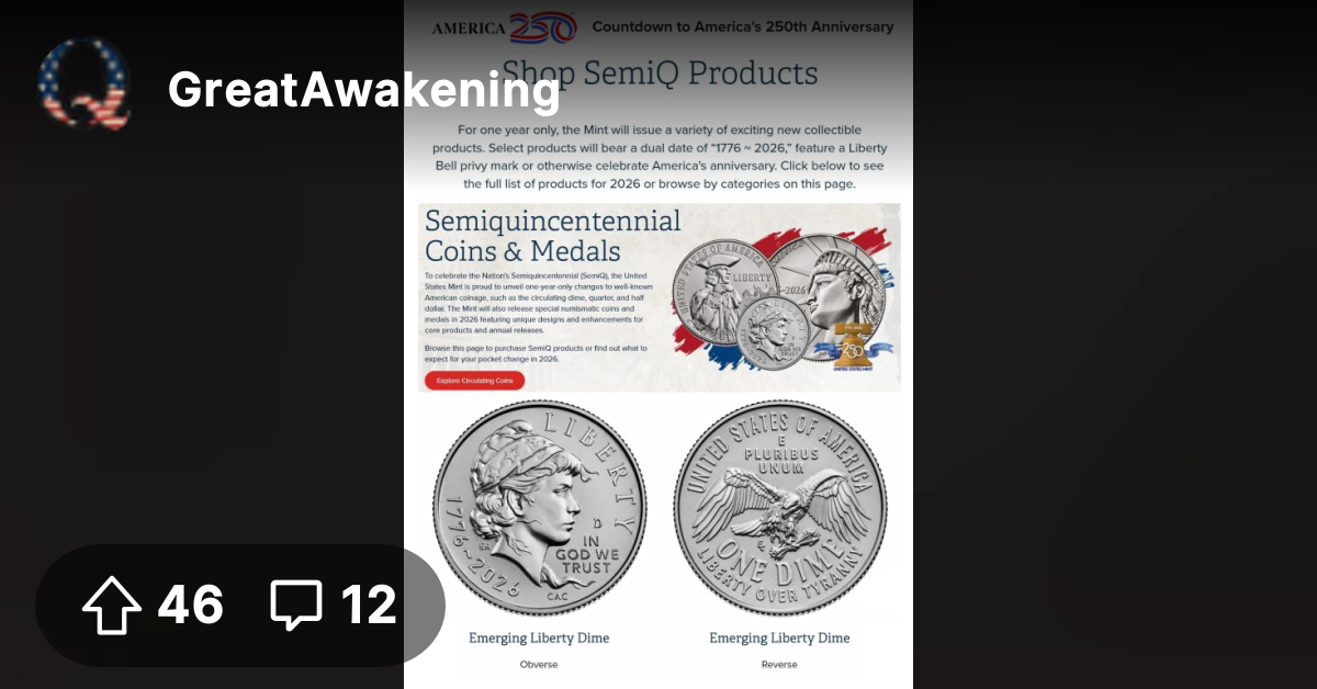 Semi 'Q' Coins! For one year, the U.S. Mint will issue new 250th ...