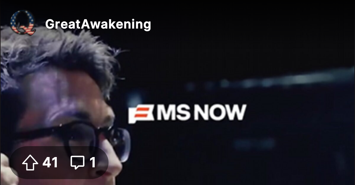 🥸 MSNOW, the left wing network formerly known as MSNBCIA, is dropping ...