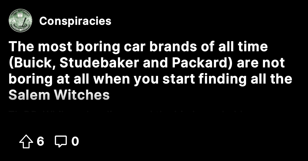 The most boring car brands of all time (Buick, Studebaker and Packard ...