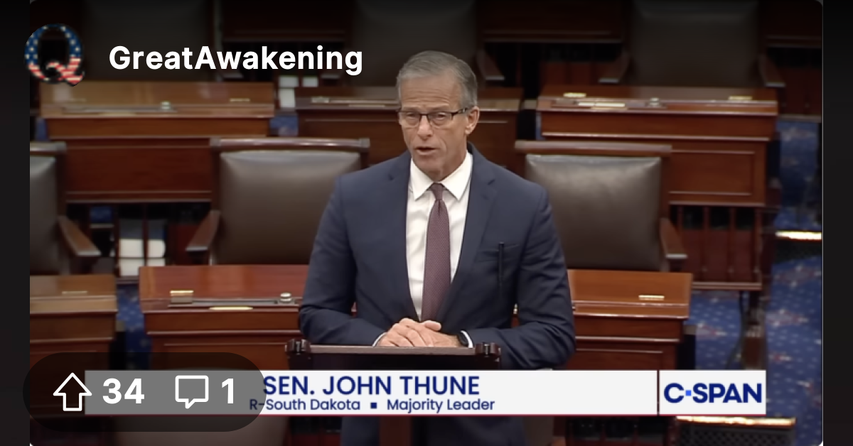 John ‘Failure Is Not An Option’ Thune Just Failed Election Integrity ...