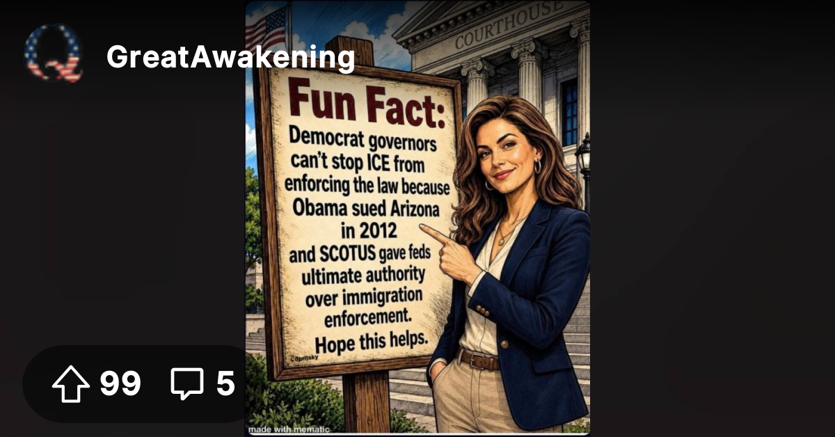 TIL (Today I Learned) - The Great Awakening - Where We Go Qne, We Go All!