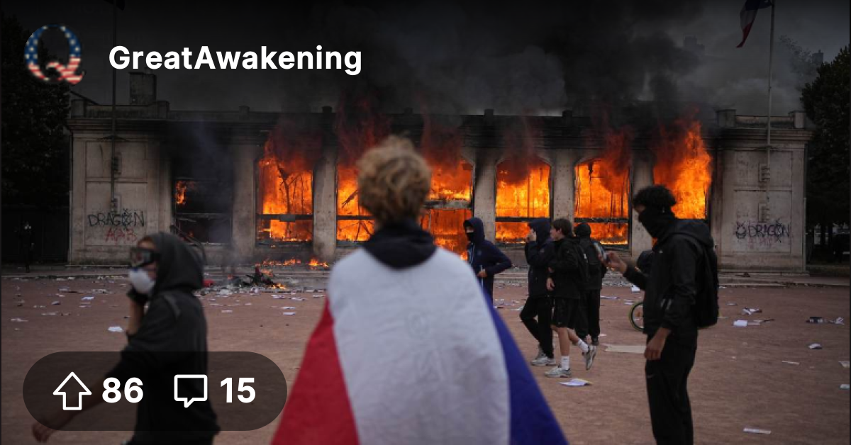 Bring frances riots to American streets is the cry. Big difference ...