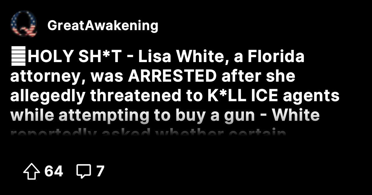 🚨HOLY SH*T - Lisa White, a Florida attorney, was ARRESTED after she ...